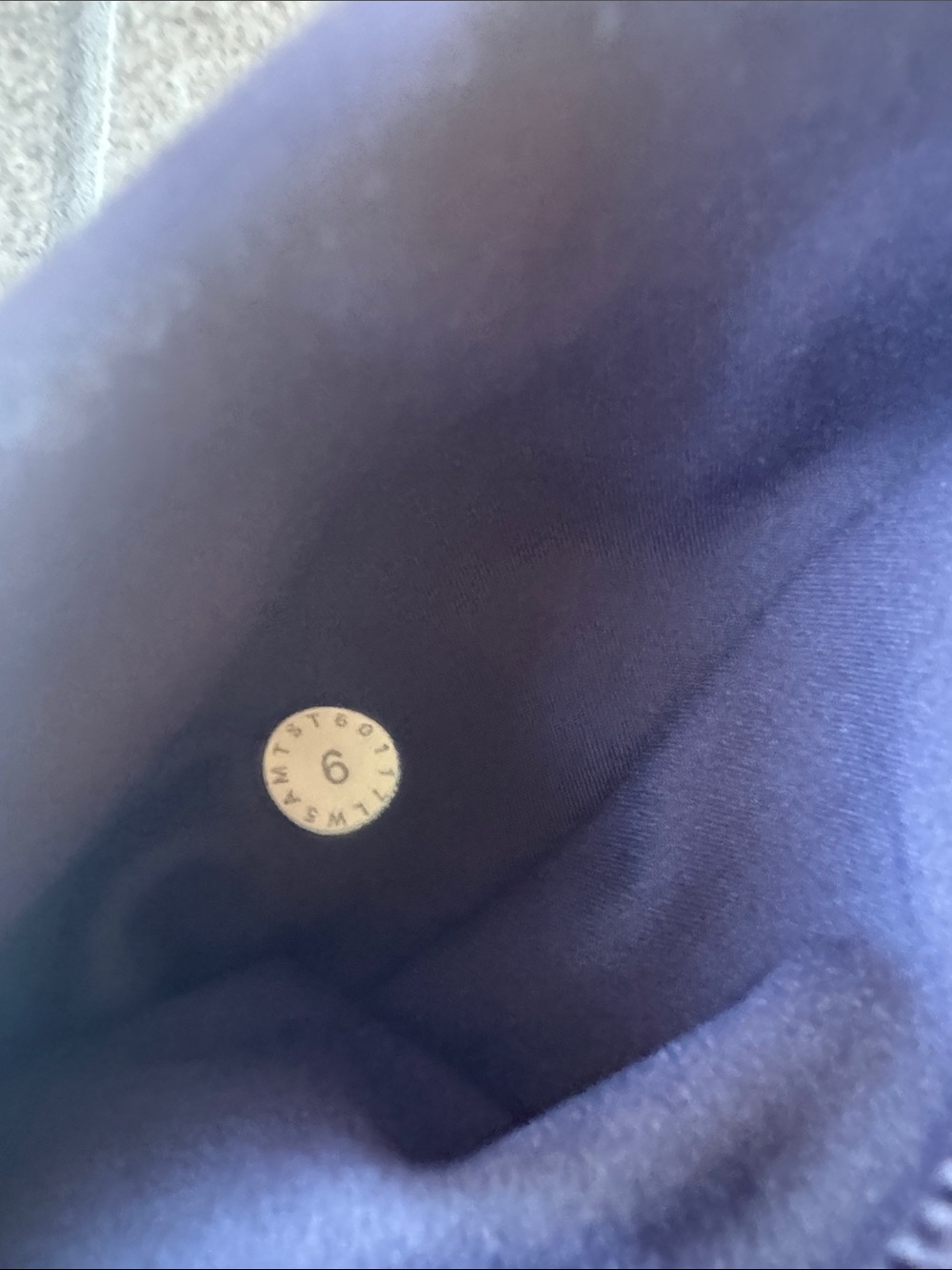 Used Lululemon Fast & Free 7/8 Tight-Nulux 25")-Black Grape-Excellent Condition. - Picture 9 of 12